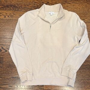 Reiss Beige 1/4 zip